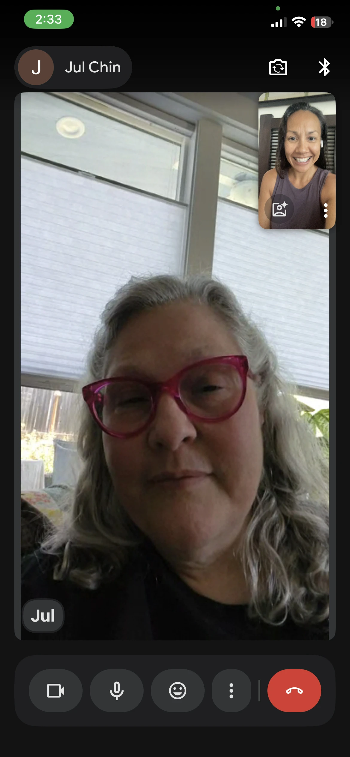 Julie K., who found relief from stress through LisaB.Yoga one-on-one sessions